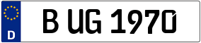 Truck License Plate